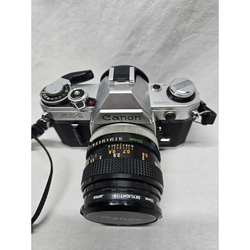 Canon AE-1 35mm Film Camera Canon 50mm Lens- NOT TESTED - Picture 2 of 16